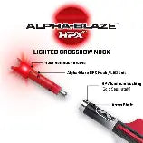 Alpha Blaze HPX Lighted Nock Pack (3)