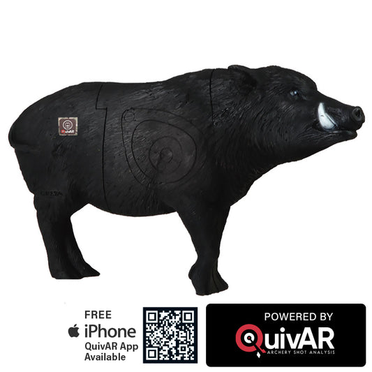 Backyard Wild Boar QuivAR Enabled 3D Archery Target