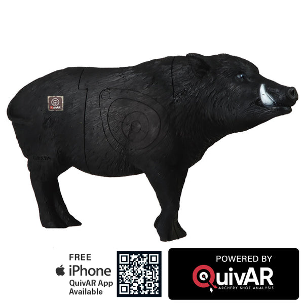 Backyard Wild Boar QuivAR Enabled 3D Archery Target