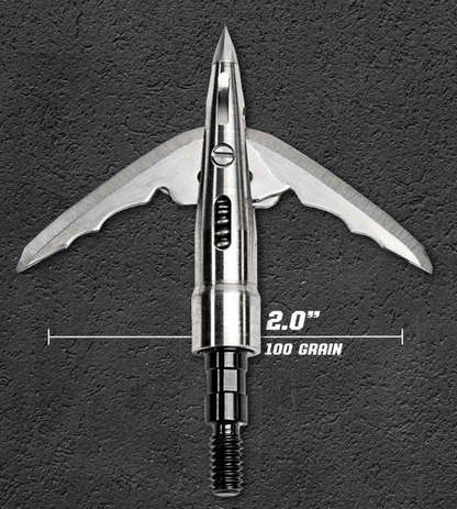 Bowmar Beast 2.0” Titanium Broadhead (3 Pack)